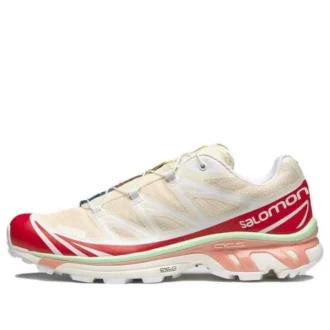 Salomon XT-6 „Shortbread Poppy Red Green Ash”