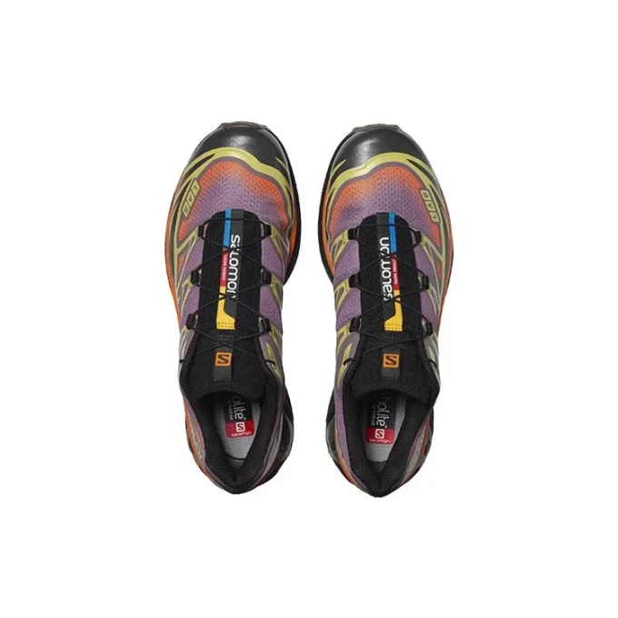 Salomon XT-6 Skyline „Gri, portocaliu, violet”